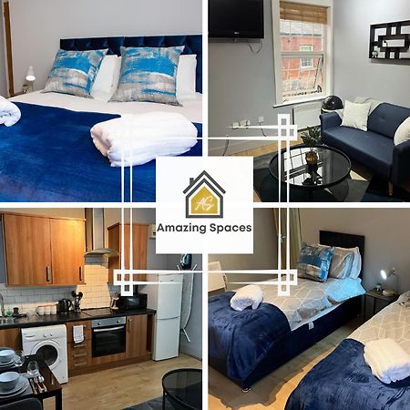 City Centre 2 Bed Flat Sleeps 3 For Work And Leisure With Free Wifi By Amazing Spaces Relocations Ltd Warrington Extérieur photo