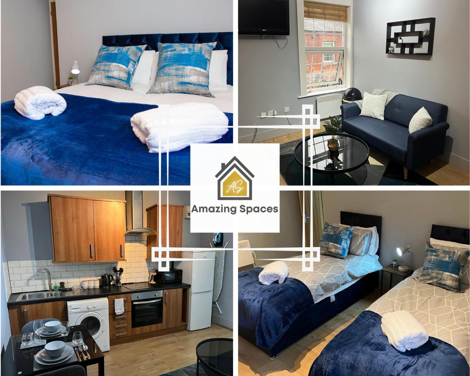 City Centre 2 Bed Flat Sleeps 3 For Work And Leisure With Free Wifi By Amazing Spaces Relocations Ltd Warrington Extérieur photo